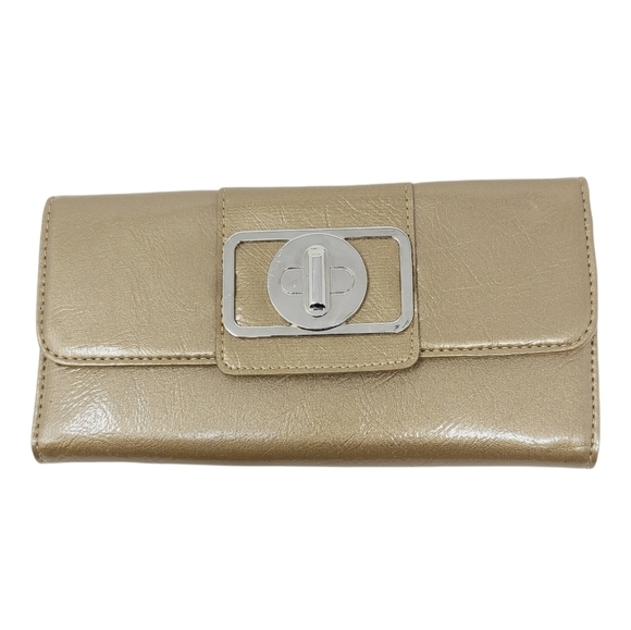Unbranded | Women's Bronze Gold Wallet With Silver Hardware (One Size) - Picture 1 of 9